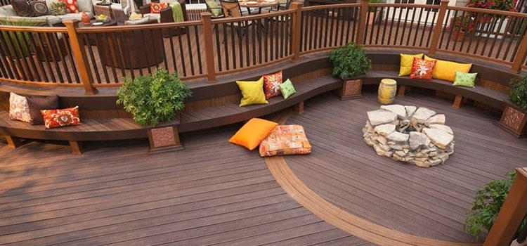 Gray TREX Decking in Los Angeles, CA