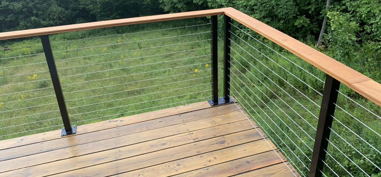 Installing Deck Cable Railing in Los Angeles, CA