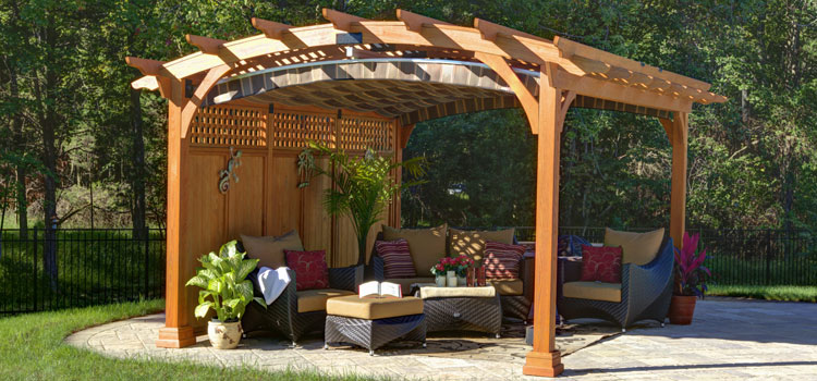 Modern Wood Pergola Installation in Los Angeles, CA